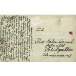 1918 - Deva’s skyline. Original paper image. Old photo. Colored photo sheet, old postcard. (2792750)