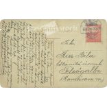 1918 - Deva’s skyline. Original paper image. Old photo. Colored photo sheet, old postcard. (2792752)