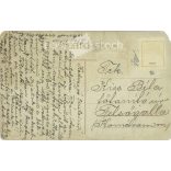 1918 - Deva’s skyline. Original paper image. Old photo. Colored photo sheet, old postcard. (2792753)