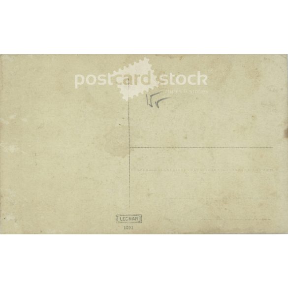 In folk costume. The persons in the picture are unknown. Original paper image. Old photo. Black and white photo sheet, old postcard. (2792754)