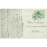 1914 - Studio recording of Emmike. The creator of the image is unknown. Original paper image. Old photo. Black and white photo sheet, old postcard. (27925769)