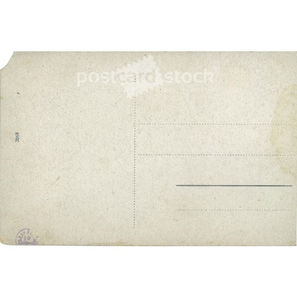 Czernowitz city railway station, Transcarpathia, territory of present-day Ukraine. Original paper image. Colored photo, old postcard. (2792797)