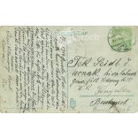 1914 - Pécs, Király Street. Original paper image. Colored photo, old postcard. (2792798)