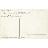 1912 - Lajos Burghardt and his wife, studio photo. The photo was taken by the Brenner brothers’ photography studio in Szeged. Original old photo. Black and white photo, old postcard. (2792800)