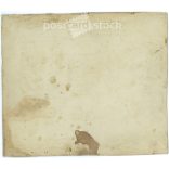 Class photo with cap. The people in the photo and the photographer are unknown. Original old photo. Black and white, laminated photo, original paper photo. (2792812)