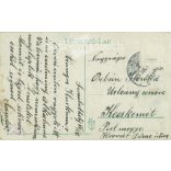 1917 - Royal Hotel, Győr. Original paper image. Colored photo, old postcard. (2792829)