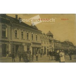  1915 - Sároraljaújhely, Vekerle Square. Coloured photo sheet, postcard. (2792841)