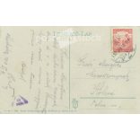 1912 - Town Hall Square, Miskolc. Original paper image. Colored photo, old postcard. (2792844)