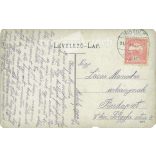 1917 - Lillafüred, Miskolc. Original paper image. Colored photo, old postcard. (2792845)