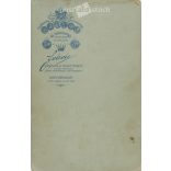 cca 1900. Studio portrait photo of an elegant, bearded, older gentleman. The photo was taken in the Fekete photo studio, Oradea. Old photo. Original  Cabinet card / CDV photo / hardback photo. (2792850)