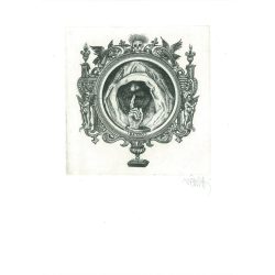  Zoltán Vén (1941-): Small Gallery. Signed, original etching. Painting/graphic. (2792854)