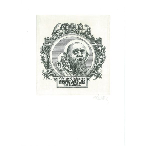 Zoltán Vén (1941-): Small Gallery. Signed, original etching. Painting/graphic. (2792858)
