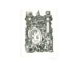   Zoltán Vén (1941-): Small Gallery. Signed, original etching. Painting/graphic. (2792864)