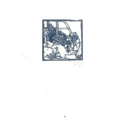   Róbert Kőnig: From Cornwall to Edinburgh 1987 - graphic epigrams. Salisbury II. X3. Marked, original woodcut. Painting and graphics category. (2792873)