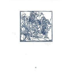   Róbert Kőnig: From Cornwall to Edinburgh 1987 - graphic epigrams. Glasgow (Orange Walk I.) X3. Marked, original woodcut. Painting and graphics category. (2792881)