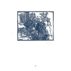   Róbert Kőnig: From Cornwall to Edinburgh 1987 - graphic epigrams. Edingburgh II. X3. Marked, original woodcut. Painting and graphics category. (2792884)