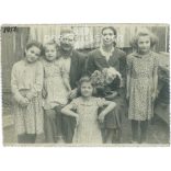 Family photo from 1958. The people in the picture and the author are unknown. Original paper, black and white photo (2792912)
