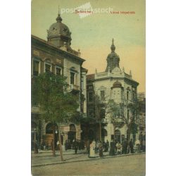   1910 - Debrecen, city palaces. Coloured photographic sheet, postcard. (2792946)