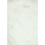 1903 - Family group on the veranda. The people in the picture and the artist are unknown. Original paper, black and white photo (2792965)