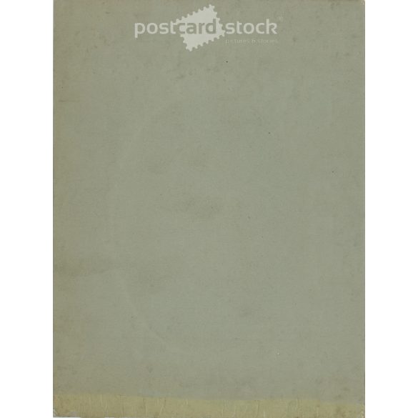 Portrait photo of an elegant lady. The person in the photo is unknown. The photo was taken in Franciscy Gyula's photo studio in Körmöcbánya. Original, large, laminated paper photo. (2793040)