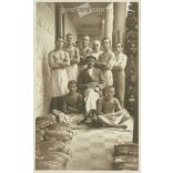 Bakers, group photo from the 1930s. Original on paper, with Schoenstatt effect. Photo sheet, postcard. (2793051)