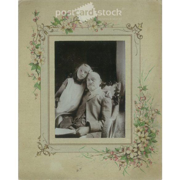 1911 - With little Elizabeth. Original, engraved paper (2793077)