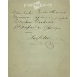 1911 - With little Elizabeth. Original, engraved paper (2793077)