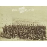 1910 - Photo of a Mostar squadron. Original, large, cardboard mounted, paper photo (2793132)
