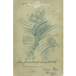 1900 - The picture depicts Zsigmond Katona with a medal. The photo was taken by Fanto Photographic Studio, Kecskemét. Original cabinet photo / hard back photo / water card, CDV photo (2793208)