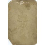 Work of the photographic studio of Gyula Berze, Arad. Photo of an unknown young man. Original cabinet photo / hardback photo / water card, CDV photo. Damaged. (2793228)