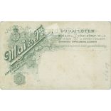 Photo by Mai and Company, Budapest. The person in the picture is unknown. Original cabinet photo / hard back photo / water card, CDV photo (2793258)