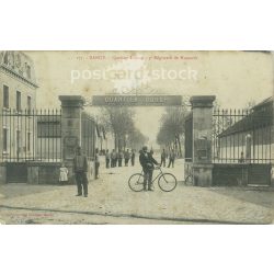   5th Hussars Regiment Barracks, Nancy. Original paper photo. Black and white photo sheet, postcard. (2793307)