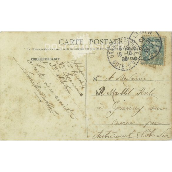 5th Hussars Regiment Barracks, Nancy. Original paper photo. Black and white photo sheet, postcard. (2793307)