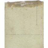 Military photograph from the 1910s. Original paper image. Black and white photo sheet, postcard. Damaged. (2793314)