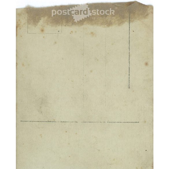 Military photograph from the 1910s. Original paper image. Black and white photo sheet, postcard. Damaged. (2793314)