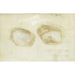 Early 1900s. Workers in a car polishing workshop. Original on paper. Black and white photo sheet, postcard. (2793326)