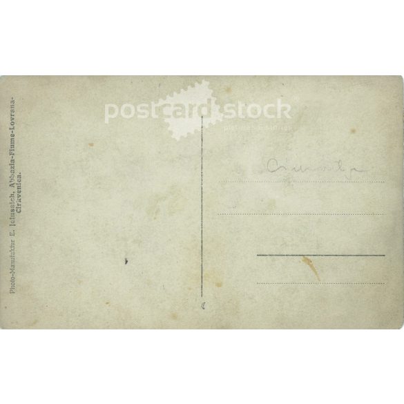 Early 1900s, Abbazia. Group photo of bathers. Original on paper. Black and white photo sheet, postcard. (2793340)