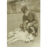 1917 - Young officer with his dog. (2793355)