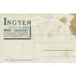 Early 1900s. Volunteer fire brigade in Velika Kladusa. Coloured photo sheet, postcard. (2793400)