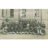 1911 - Budapest. Military group portrait. The persons in the picture are unknown.The photo was taken by Armin Schäffer’s studio. Original photo. Black and white photo sheet, postcard. (2793402)