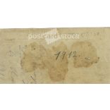 1912 - Sisters with bow hairstyles. The people in the picture and the photographer are unknown. Original photo. Black and white photo card, postcard detail. (2793405)