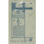 1917 - Cabinet photo of József Broncsavszky, the work of the József Torda photo studio. Original  Cabinet card / CDV photo / hardback photo. (2793418)