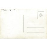 1943 - May. Young woman in sunlight. Subject and photographer unknown. Original photo. Black and white photo card, postcard. (2793425)