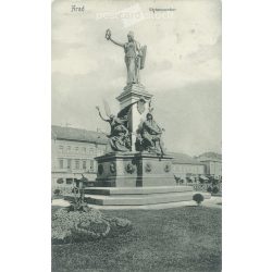   1916 - In memory of the martyrs of Arad. Original paper image. Old photo. Black and white photo sheet, postcard. (2793449) 