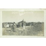 1910s. Ceremony at the Obelisk of the Martyrs in the early 1900s. Black and white photographic sheet, old postcard. (2793453)