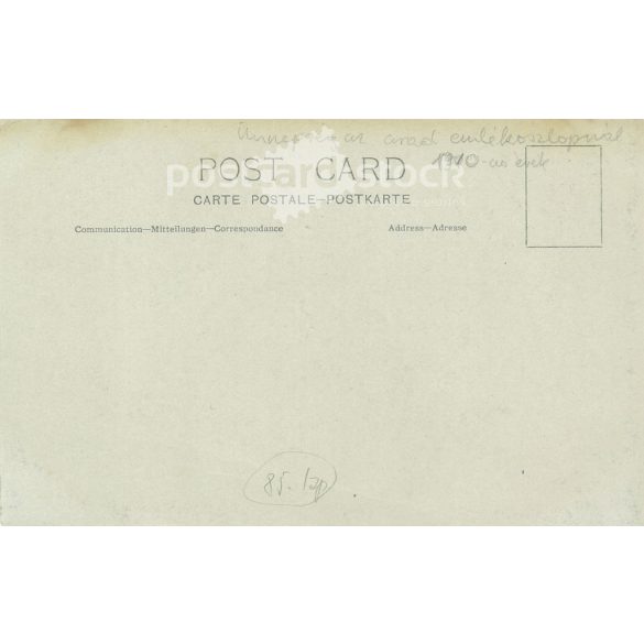 1910s. Ceremony at the Obelisk of the Martyrs in the early 1900s. Black and white photographic sheet, old postcard. (2793453)