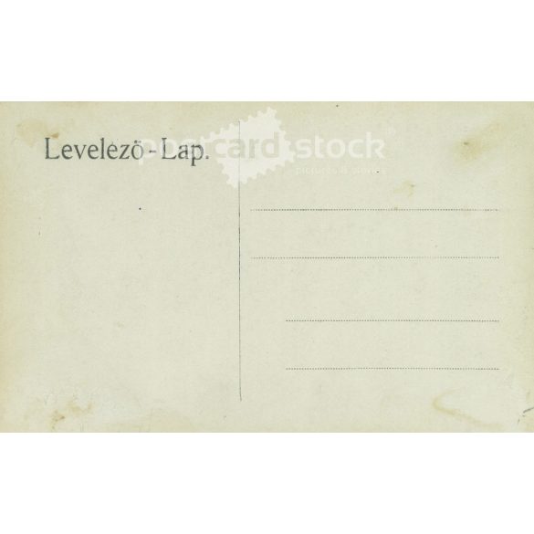 1909 - The three-metre grey stone memorial column of the martyrs of Arad, the so-called place of the slain, rises on a modest mound. Black and white photographic sheet, old postcard. (2793454)