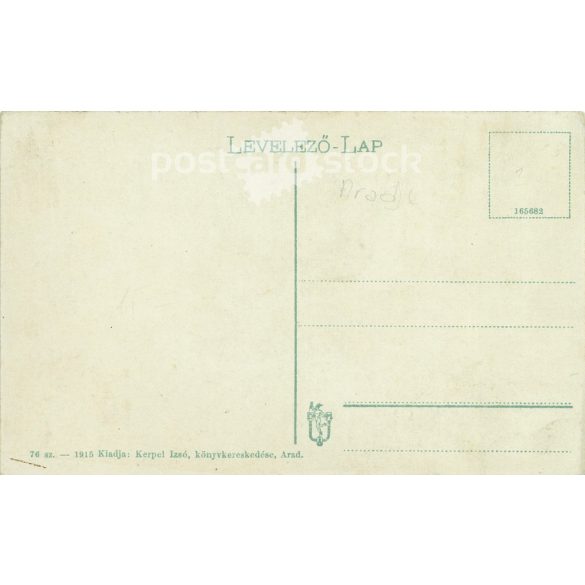 1915. Arad - Driving place. Coloured photo sheet, postcard. (2793456)