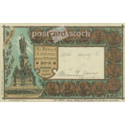   1906 - Lithographed postcard commemorating the 50th anniversary of the execution of the 13 martyrs of Arad (2793457)