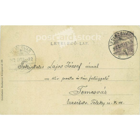 1900 - Postcard (offset print) commemorating the 50th anniversary of the execution of the 13 martyrs of Arad, illustrated with a relief of the executed generals (2793459)